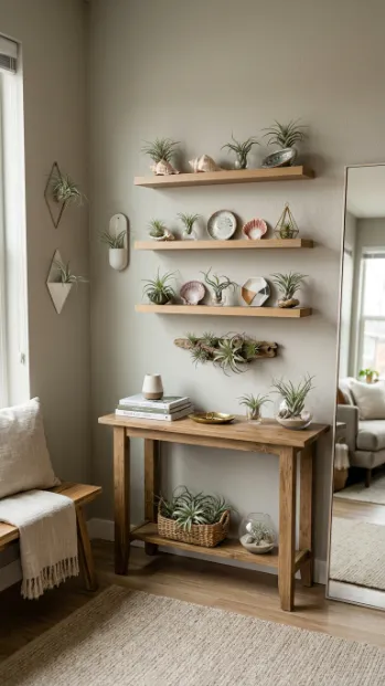 Add air plants to unexpected spots