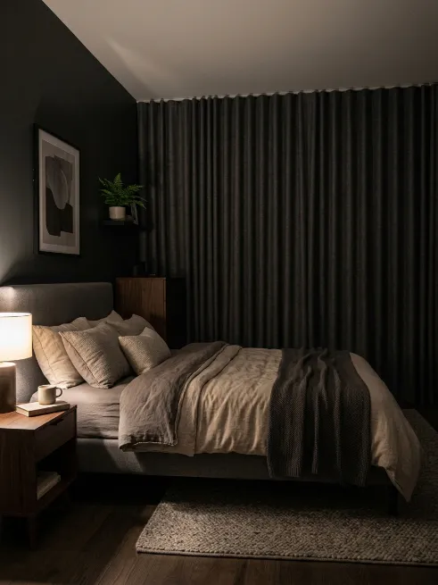 Add blackout curtains for better sleep 1
