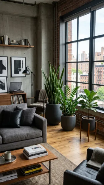 Add greenery that requires little maintenance