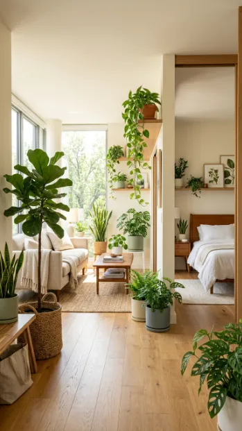 Add greenery throughout the space