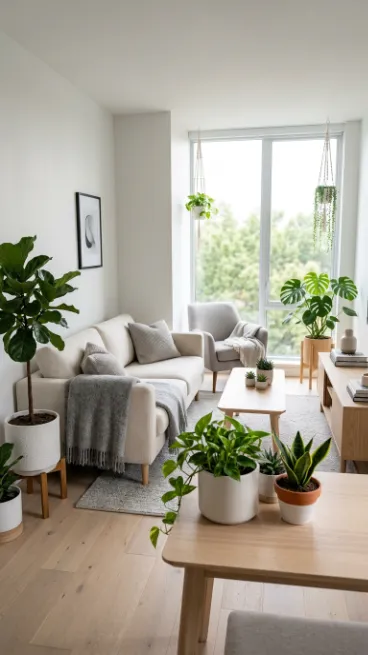 Add greenery for a touch of life