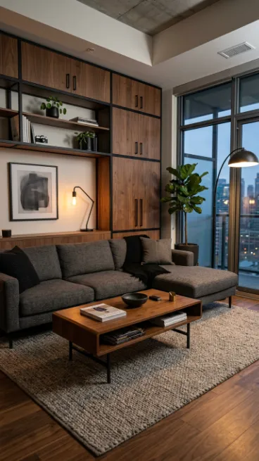 Add metal accents through lighting and hardware