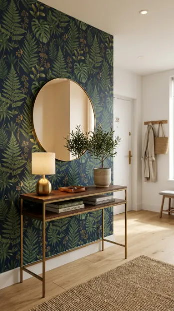 Add removable wallpaper to one wall