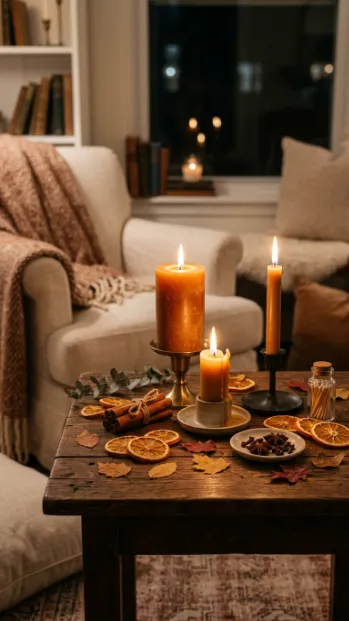 3. Add Seasonal Candle Scents
