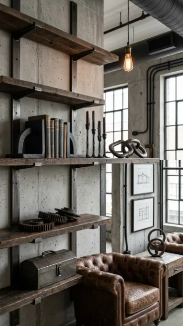 Add steel or iron accent pieces