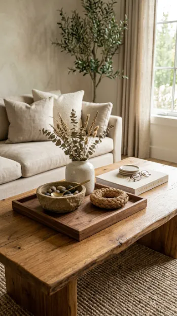 Add texture with natural materials
