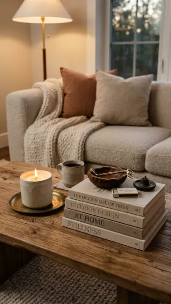 Add a candle for warmth