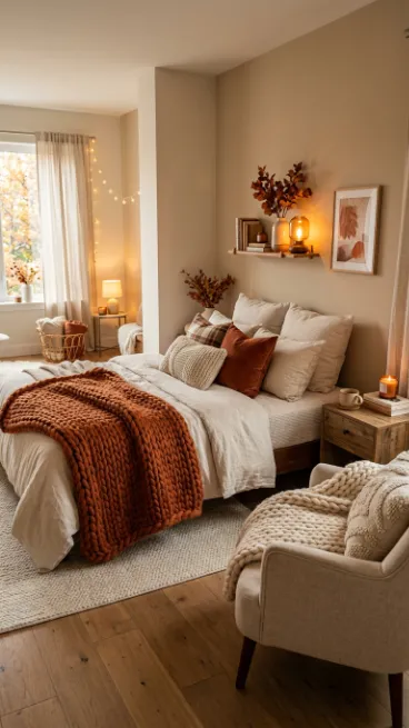 14. Add a Chunky Knit Throw to Every Room
