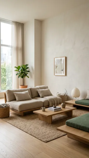 Bring in low profile furniture