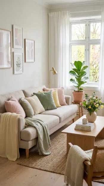 Bring in pastel accent colors