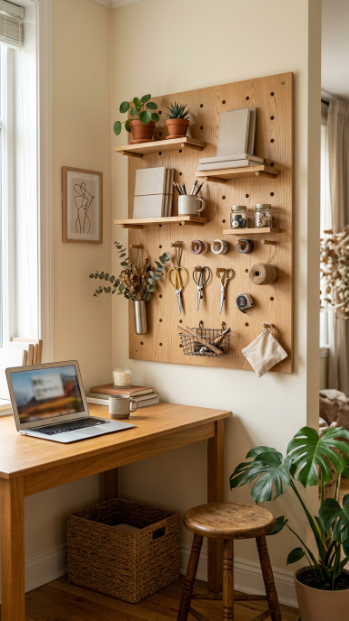 Build a pegboard organizer