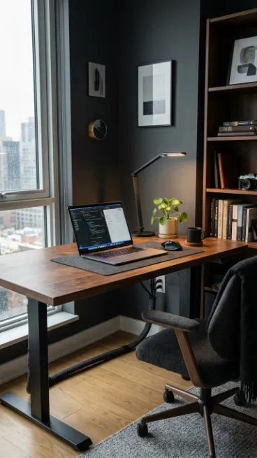 Build a simple home office corner