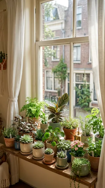 Build a window plant display
