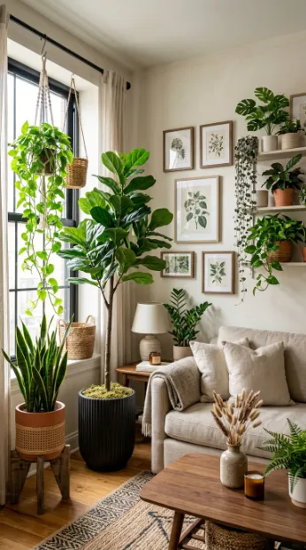 Buy faux plants strategically