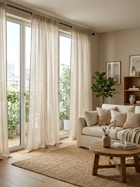 Choose fabric weight based on the room