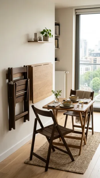 Choose foldable furniture for occasional use