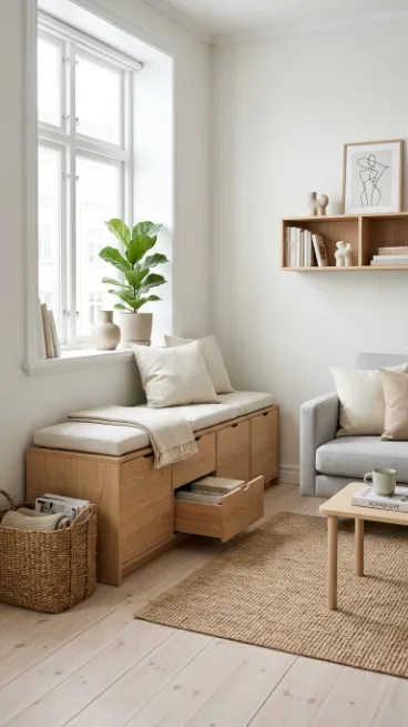 Choose furniture that serves a function