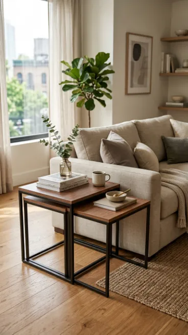 Choose nesting furniture for flexibility