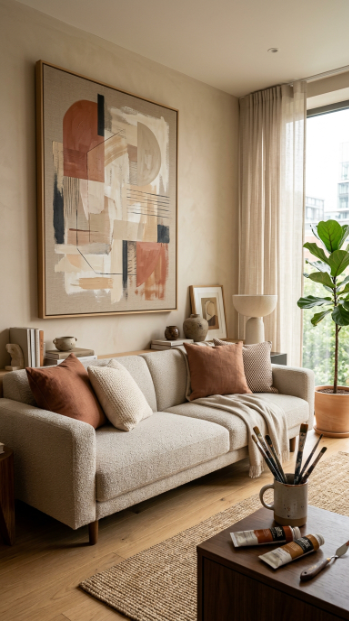 Create abstract wall art