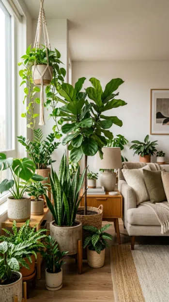 Create a plant corner