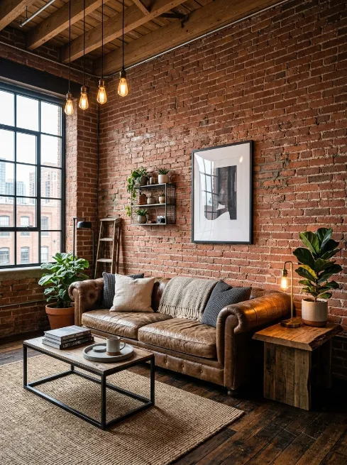 Highlight exposed brick if you have it
