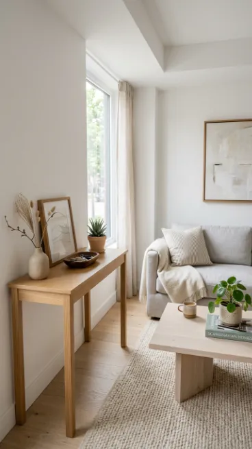 Keep decor minimal but meaningful