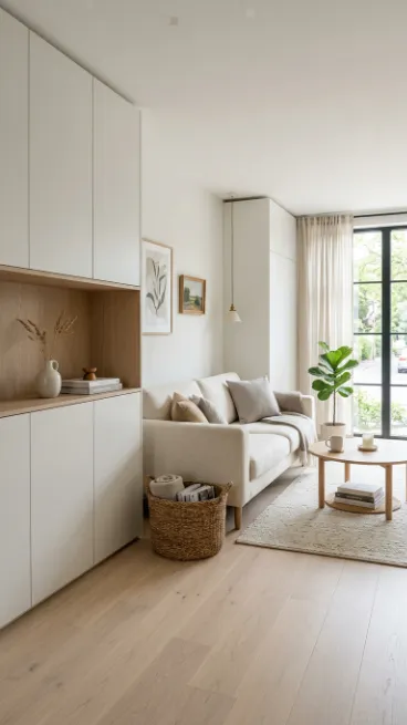 Keep storage hidden and organized