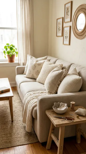 Make your own throw pillow covers