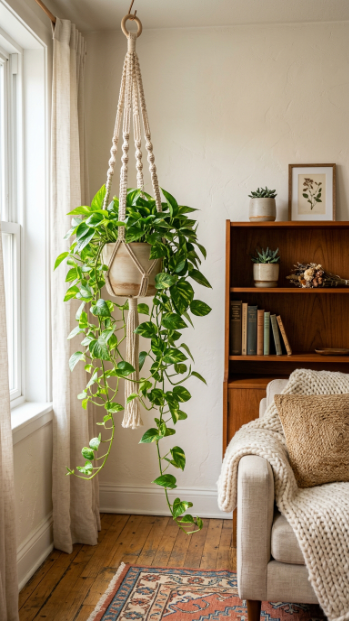 Make a macrame plant hanger