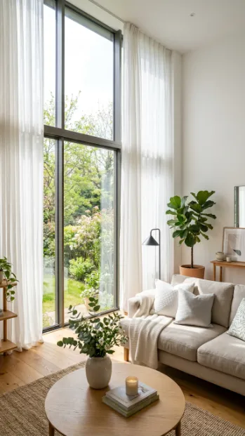 Open up window treatments