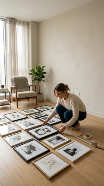 Plan your layout on the floor first