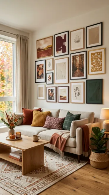 17. Rotate Wall Art for a Warmer Palette