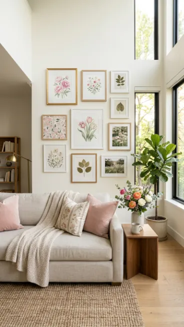 Rotate wall art for the season