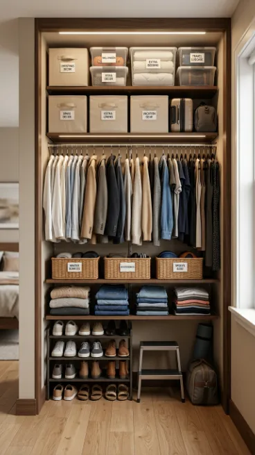 Store off season items high up