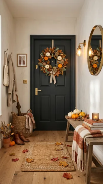 4. Style a Fall Themed Entryway