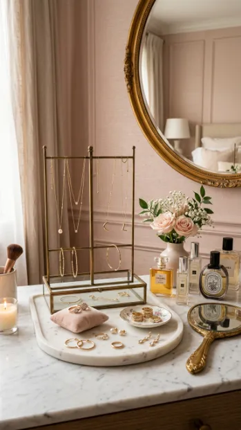 Style a jewelry display