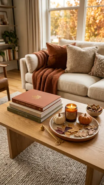 8. Style a Seasonal Coffee Table