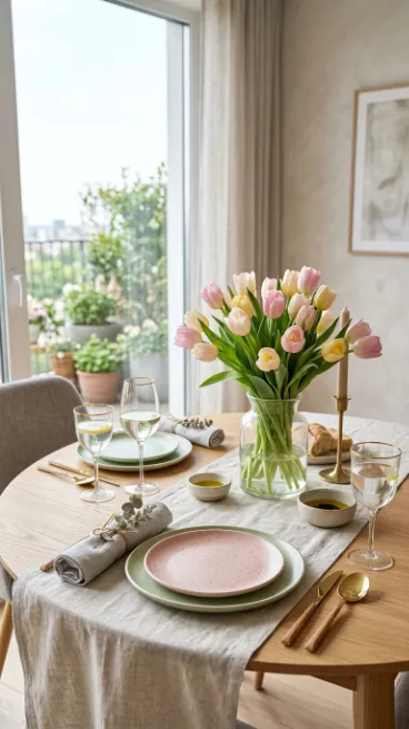 Style a spring tablescape
