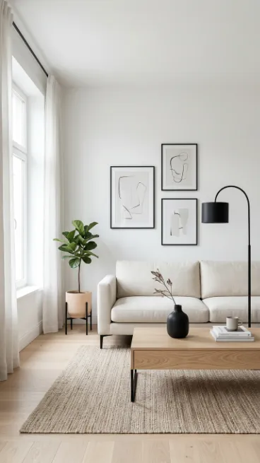 Use black accents for contrast