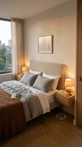 Use wall mounted nightstands