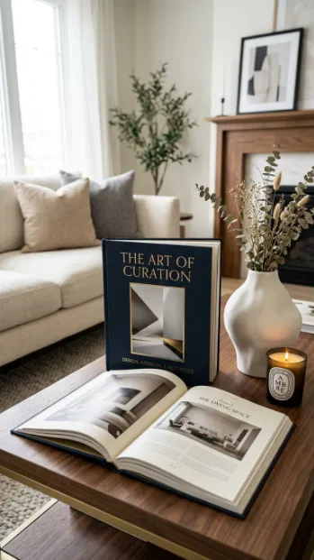 Use a coffee table book with a great cover