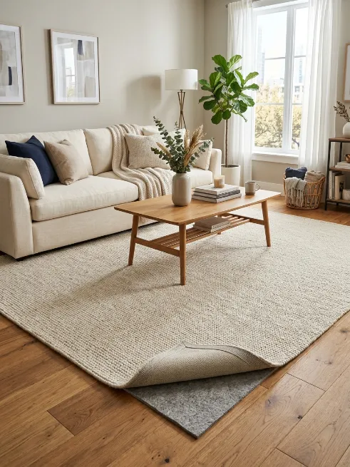 Use a rug pad to extend its life
