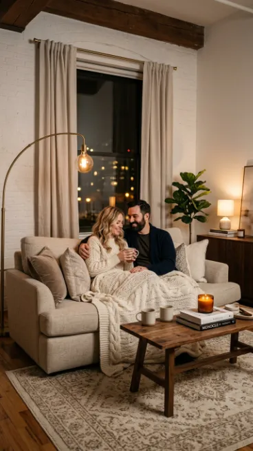Add comfortable seating for two