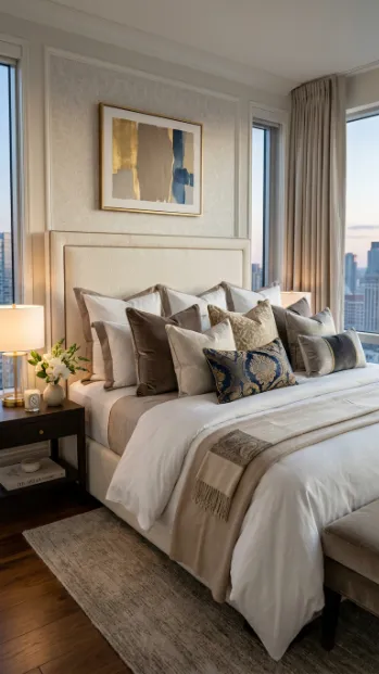 Add extra pillows for a fuller look