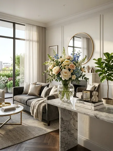 Add fresh flowers regularly