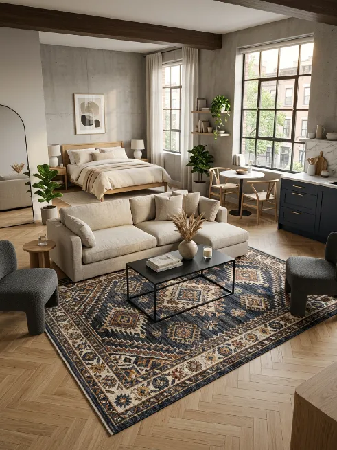 Add one statement piece to anchor the room