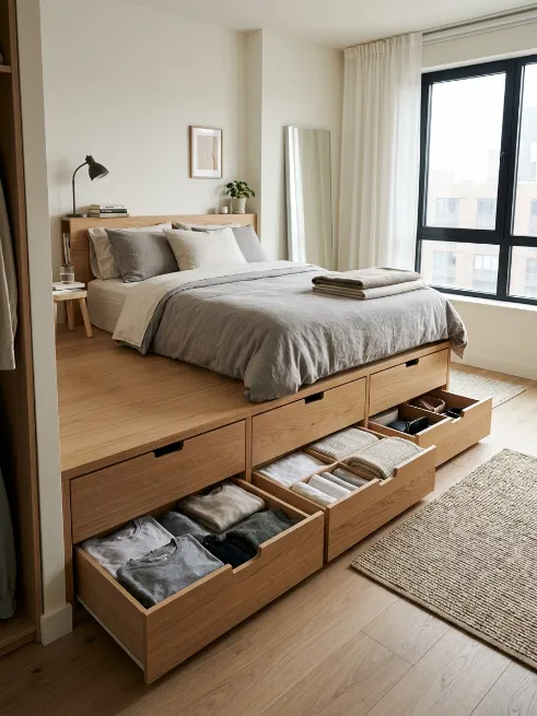 Add under bed storage