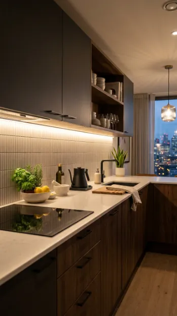Add under cabinet lighting