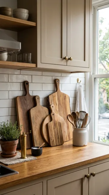 Add a cutting board display