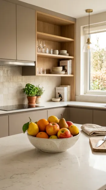 Add a fruit bowl for natural color